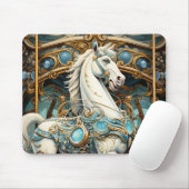 Carrousel Horse Mousepad (Mit Mouse)