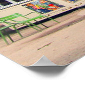 Carrousel in den Tuilerien, Paris, Frankreich Poster (Ecke)