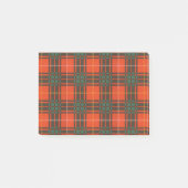 Carruthers Clan karierter schottischer Kilt Tartan Post-it Klebezettel (Vorderseite)