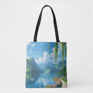 "Carry Calm - Eine Seeuferumgehung in jedem Schrit Tasche