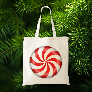 Carry Holiday Peppermint Candy Tote Bag Tragetasche