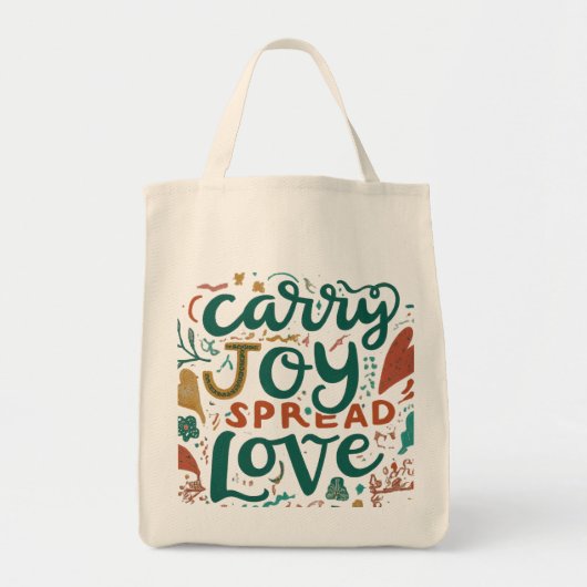 Carry Joy, Spread Liebe - Tote Tasche (Vorne)