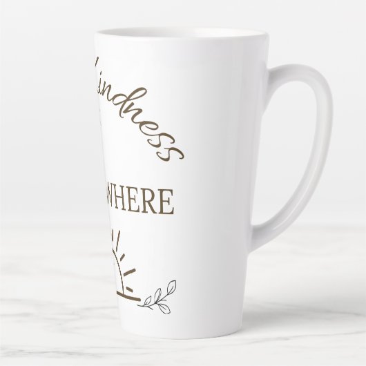 Carry Kindness Everywhere Mug Milchtasse (Rechts)