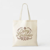 Carry Kindness Tote Bag Tragetasche (Rückseite)