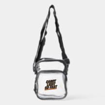 Carry Light Go Fast Clear Stadium Bag | Sporty Tra
