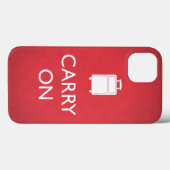CARRY ON - Luggage - Funny Red iPad Case (Rückseite (Horizontal))