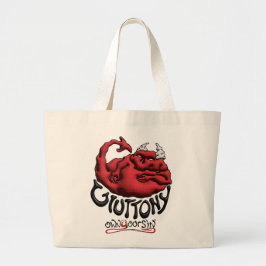 Carry Your Sin Gluttony  Jumbo Stoffbeutel