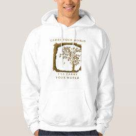 Carry Your World – Golden Design Hoodie