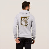 Carry Your World – Golden Design Hoodie (Schwarz voll)
