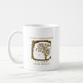 Carry Your World – Golden Design Kaffeetasse