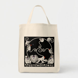 Carryall-Tasche: Jugendstil - Affentheater Tragetasche