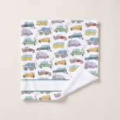 Cars Doodle Badhandtuch Set (Waschlappen)