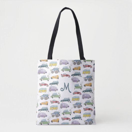 Cars Doodle Tasche (Vorderseite)