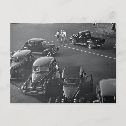 Cars Downtown, 1942 Postkarte (Vorderseite)