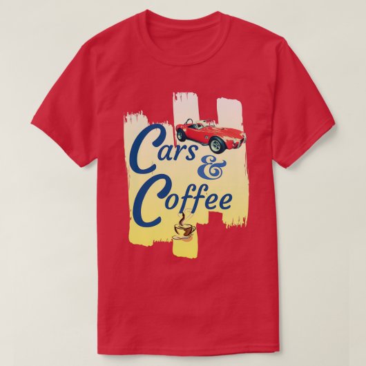 Cars-Kaffee T-Shirt (Design vorne)