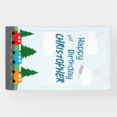 Cars Kids Boy Birthday Banner (Horizontal)