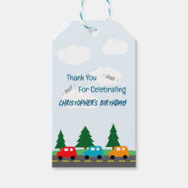 Cars Kids Boy Birthday Geschenkanhänger