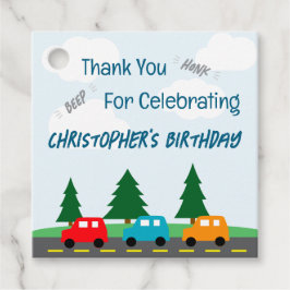 Cars Kids Boy Birthday Geschenkanhänger