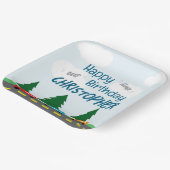 Cars Kids Boy Birthday Pappteller (Gewinkelt)