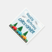 Cars Kids Boy Birthday Serviette (Ecke)