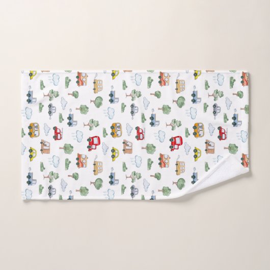 Cars Muster Badhandtuch Set (Handtuch)