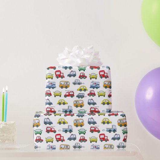 Cars Muster Geschenkpapier (Partygeschenke)