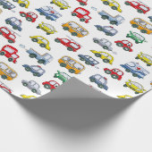 Cars Muster Geschenkpapier (Ecke)