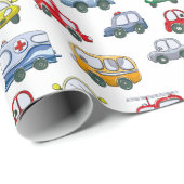 Cars Muster Geschenkpapier (Rolleneckpunkt)