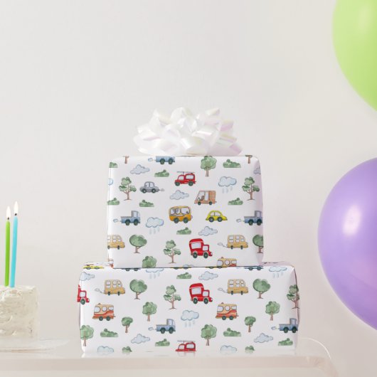 Cars Muster Geschenkpapier (Partygeschenke)