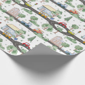 Cars Muster Geschenkpapier (Ecke)