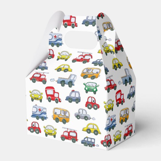 Cars Muster Geschenkschachtel (Rückseite)