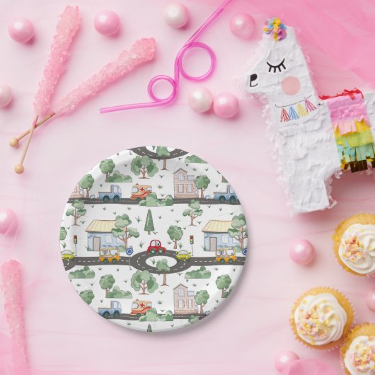 Cars Muster Pappteller (Party)