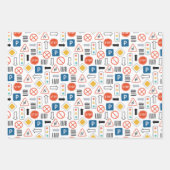 Cars Road Signs Birthday Geschenkpapier Set (Vorderseite 2)
