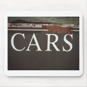 CARS Tow Truck Vintage Auto Unterschrift Mousepad