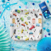 Cars Trucks Geburtstagsparty Pappteller (Party)