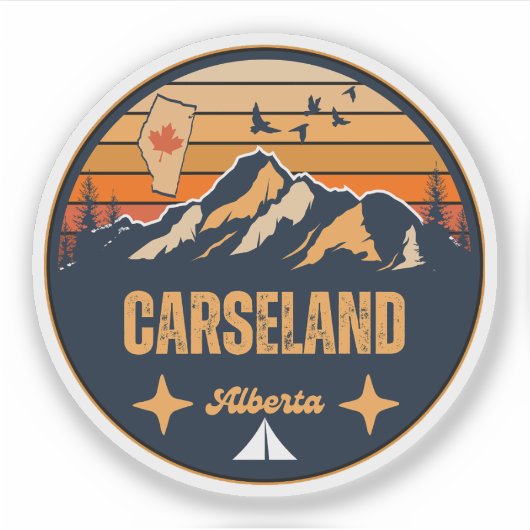 Carseland, Alberta Aufkleber (Vorderseite)