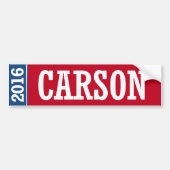 CARSON 2016 AUTOAUFKLEBER (Vorne)