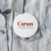 Carson am 8. November 2016 Button (Beispiel)