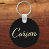 Carson Button Name Schlüsselger Schlüsselanhänger (Vorderseite)