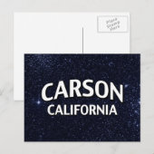 Carson California Postkarte (Vorne/Hinten)