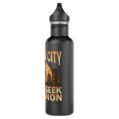 Carson City Bigfoot City Sunset Champ Geschenke Edelstahlflasche (Rechts)