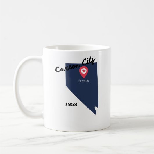Carson City coffee mug  Kaffeetasse (Links)