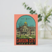 Carson City, Nevada Postcard Postkarte (Stehend Vorderseite)