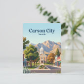 Carson City, Nevada Postkarte (Stehend Vorderseite)