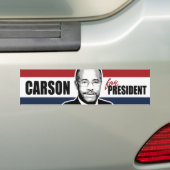 Carson für Präsidenten Red White und Autoaufkleber (Auf Auto)