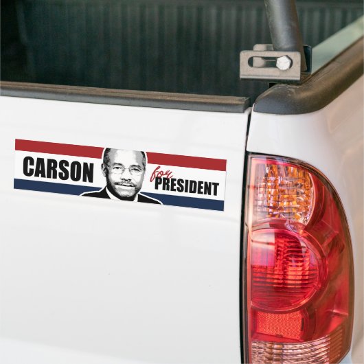 Carson für Präsidenten Red White und Autoaufkleber (Auf Lkw)