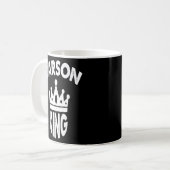 Carson King 25 Kalifornien Kaffeetasse (Vorderseite Links)