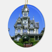 Carson Mansion in Eureka, Kalifornien Keramik Ornament (Links)