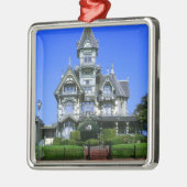 Carson Mansion in Eureka, Kalifornien Ornament Aus Metall (Links)