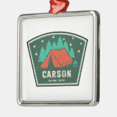 Carson National Forest Camping Ornament Aus Metall (Links)